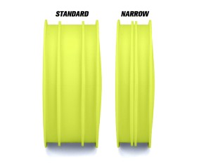 Pro-Line Velocity Narrow 2.2 Hex Carpet Front Yellow Whls