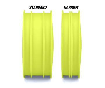 Pro-Line Velocity Narrow 2.2 Hex Carpet Front Yellow Whls