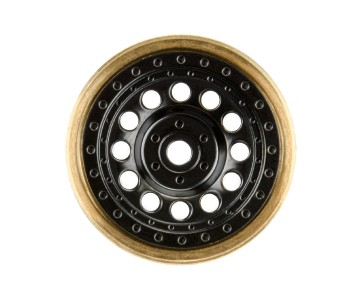 Pro-Line 1/24 Rock Shooter Brass F/R 1.0 7mm Whl (2) Blk