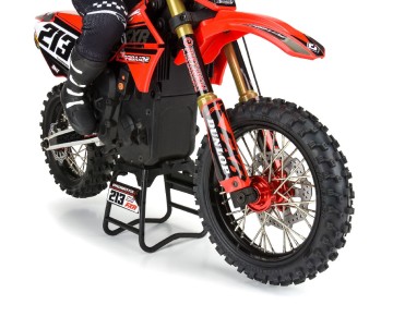 Pro-Line 1/4 Pro-Spec Aluminum V2 Bead Front Wheel, Assembled, Black/Red: Promoto-MX