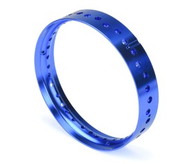 Pro-Line Pro-Spec Aluminum Front Rim, Blue: Promoto-MX