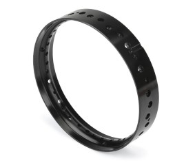 Pro-Line Pro-Spec Aluminum Front Rim, Black: Promoto-MX