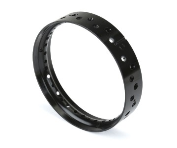 Pro-Line Pro-Spec Aluminum Rear Rim, Black: Promoto-MX