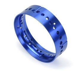 Pro-Line Pro-Spec Aluminum Front Rim Blue: Promoto-SM