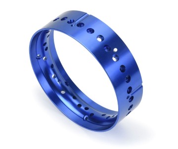 Pro-Line Pro-Spec Aluminum Front Rim Blue: Promoto-SM