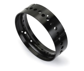 Pro-Line Pro-Spec Aluminum Front Rim Black: Promoto-SM