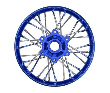 Pro-Line Pro-Spec Aluminum V2 Bead Rear Wheel Blue/Blue (1): Losi Promoto-SM