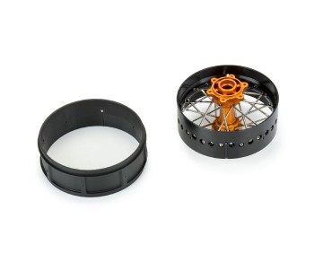 Pro-Line Pro-Spec Aluminum V2 Bead Rear Wheel Black/Gold (1): Losi Promoto-SM
