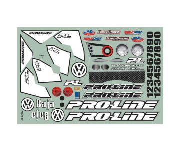 Pro-Line Volkswagen Full Fender Baja Bug Clear Body for Slash  & Slash 4x4