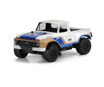 Pro-Line 1966 Ford F-100 Clear Body for Slash , Slash 4x4 & PRO-Fusion SC 4x4 (with extended body mounts)