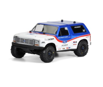 Pro-Line 1981 Ford Bronco Clear Body for Slash , Slash 4x4 & PRO-Fusion SC 4x4 (with extended body mounts)