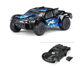 Pro-Line Pre-Painted / Pre-Cut Flo-Tek Fusion (Black) Body for PRO-Fusion SC 4x4, Slash , Slash 4x4, SC6.1, 22SCT & SCTE