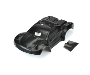Pro-Line Pre-Painted / Pre-Cut Flo-Tek Fusion (Black) Body for PRO-Fusion SC 4x4, Slash , Slash 4x4, SC6.1, 22SCT & SCTE