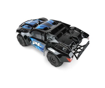 Pro-Line Pre-Painted / Pre-Cut Flo-Tek Fusion (Black) Body for PRO-Fusion SC 4x4, Slash , Slash 4x4, SC6.1, 22SCT & SCTE