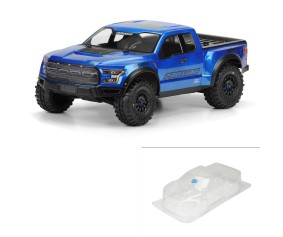 Pro-Line 2017 Ford F-150 Raptor True Scale Clear Body for Slash , Slash 4x4 & PRO-Fusion SC 4x4 (with extended body mounts)