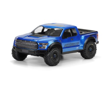 Pro-Line 2017 Ford F-150 Raptor True Scale Clear Body for Slash , Slash 4x4 & PRO-Fusion SC 4x4 (with extended body mounts)