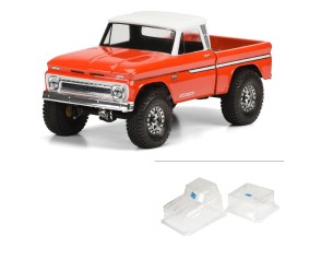 Pro-Line 1966 Chevrolet C-10 Clear Body (Cab & Bed) for SCX10 Trail Honcho 12.3 (313mm) Wheelbase 