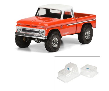 Pro-Line 1966 Chevrolet C-10 Clear Body (Cab & Bed) for SCX10 Trail Honcho 12.3 (313mm) Wheelbase 