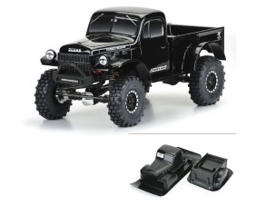 Pro-Line 1946 Dodge Power Wagon Tough-Color (Black) Body for 12.3
