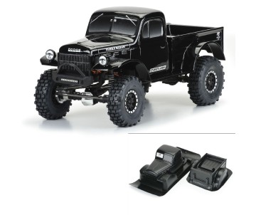 Pro-Line 1946 Dodge Power Wagon Tough-Color (Black) Body for 12.3