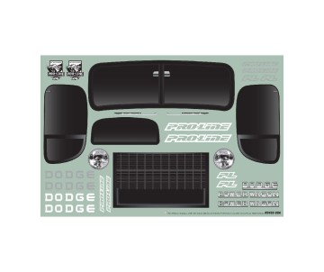 Pro-Line 1946 Dodge Power Wagon Tough-Color (Black) Body for 12.3 Pro-Line 1946 Dodge Power Wagon Tough-Color (Black) Body for 12.3