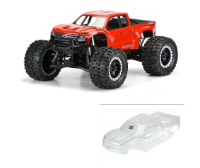 Pro-Line Pre-Cut 2019 Chevy Silverado Z71 Trail Boss Clear Body for X-MAXX