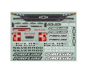 Pro-Line 2019 Chevy Silverado Z71 Trail Boss True Scale Clear Body for Slash, Slash 4x4 & PRO-Fusion SC 4x4 (with extended body mounts)