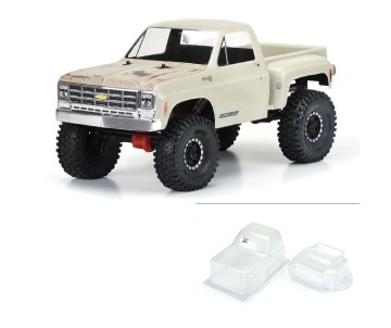 Pro-Line 1978 Chevy K-10 Clear Body (Cab & Bed) for 12.3