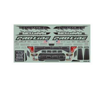 Pro-Line Pre-Cut 2017 Ford F-150 Raptor Clear Body for Rustler 4x4