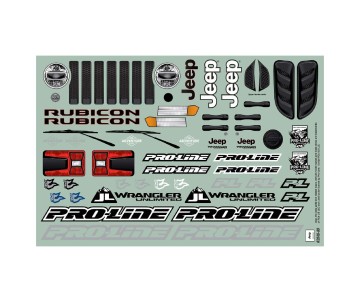Pro-Line Jeep Wrangler JL Unlimited Rubicon Clear Body for 12.3
