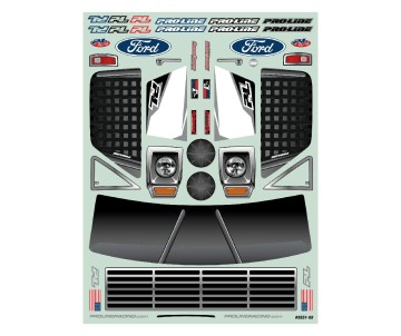 Pro-Line Pre-Cut 1967 Ford F-100 Race Truck Clear Body for Slash , Slash 4x4 & PRO-Fusion SC 4x4 (with extended body mounts)