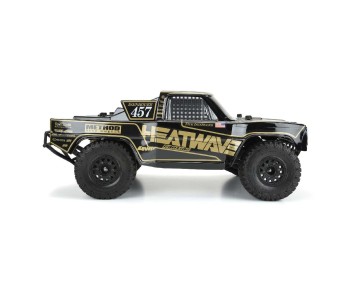 Pro-Line Pre-Cut 1967 Ford F-100 Race Truck Heatwave Edition Tough-Color (Black) Body for Slash , Slash 4x4 & PRO-Fusion SC 4x4 (with extended body mounts)