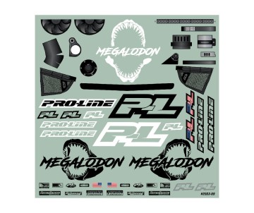Pro-Line Megalodon Desert Buggy Clear Body for Slash  & Slash 4x4