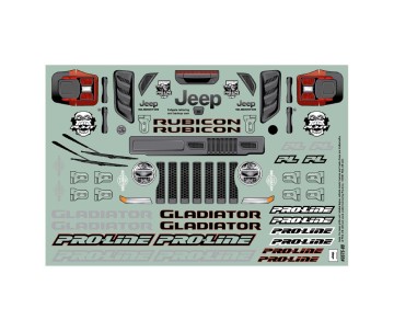 Pro-Line Jeep Gladiator Rubicon Clear Body for Stampede & Granite