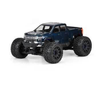 Pro-Line 2021 Chevy Silverado 2500 HD Clear Body for E-REVO 2.0 & MAXX with Extended Body Mounts