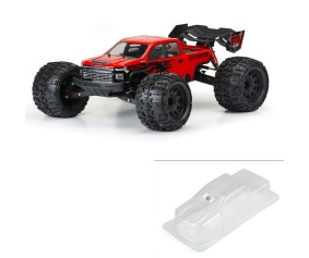 Pro-Line 2021 Chevrolet Silverado 2500 HD Clear Body for ARRMA Kraton 6S
