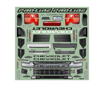 Pro-Line 2021 Chevrolet Silverado 2500 HD Clear Body for ARRMA Kraton 6S