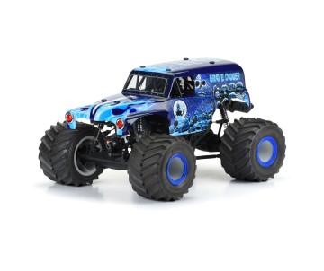 Pro-Line 1/10 Grave Digger Ice (Blue) Painted Body Set: LMT