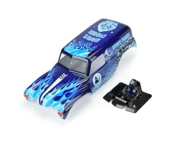 Pro-Line 1/10 Grave Digger Ice (Blue) Painted Body Set: LMT
