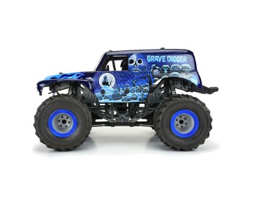Pro-Line 1/10 Grave Digger Ice (Blue) Painted Body Set: LMT