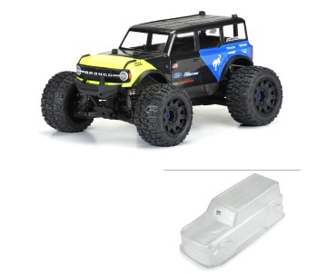 Pro-Line 1/8 2021 Ford Bronco Clr Bdy: MAXX, E-REVO 2.0
