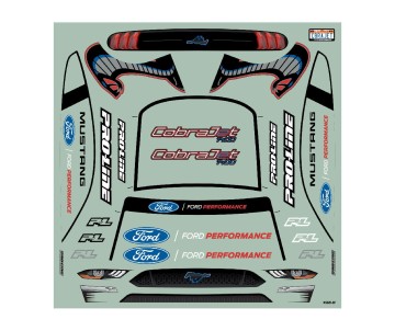 Pro-Line 1/16 '21 Mustang Cobra Jet Clr Bdy: Losi Mini Drag