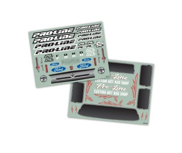 Pro-Line 1/5 Pre-Cut Ford F-100 Bash Armor Black Body: X-MAXX