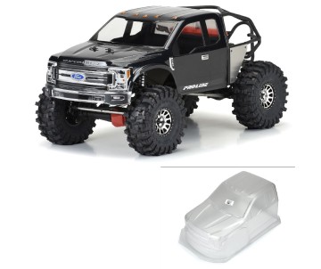 Pro-Line 2017 Ford F-250 Super Duty Cab-Only Clear Body for SCX6