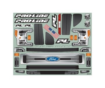 Pro-Line 2017 Ford F-250 Super Duty Cab-Only Clear Body for SCX6