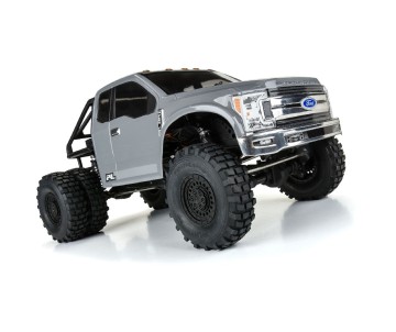 Pro-Line 2017 Ford F-250 Super Duty Cab-Only Clear Body for 12.3in 313mm Wheelbase Scale Crawlers