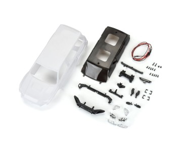 Pro-Line Racing 2024 Toyota 4Runner Hard Body (White) Unassembled Set for Axial SCX24 (132mm Wheelbase)