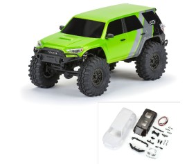 Pro-Line Racing 2024 Toyota 4Runner Hard Body (White) Unassembled Set for Axial SCX24 (132mm Wheelbase)