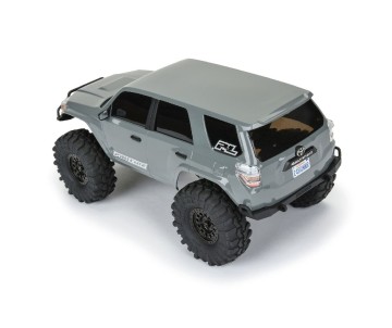 Pro-Line Racing 2024 Toyota 4Runner Hard Body Painted (Lunar Rock Gray) and Assembled for Axial SCX24 (132mm Wheelbase)