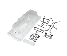 Pro-Line 1979 Toyota Land Cruiser FJ40 Clear Body with Trail Cage & Scale Molded Accessories for 12.3